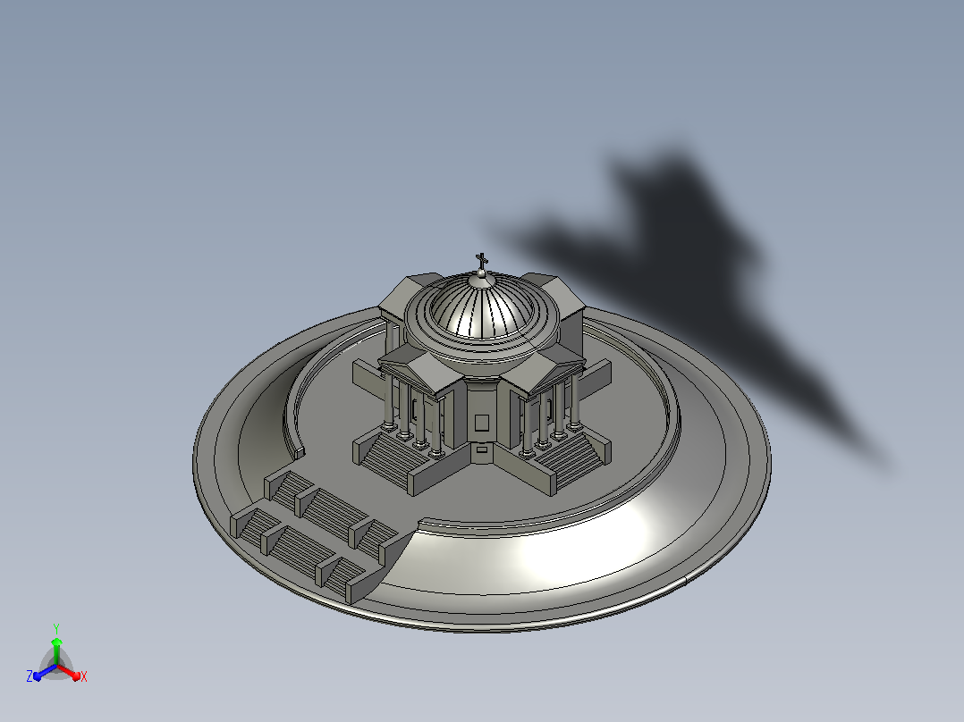 斯图加特陵墓主视图