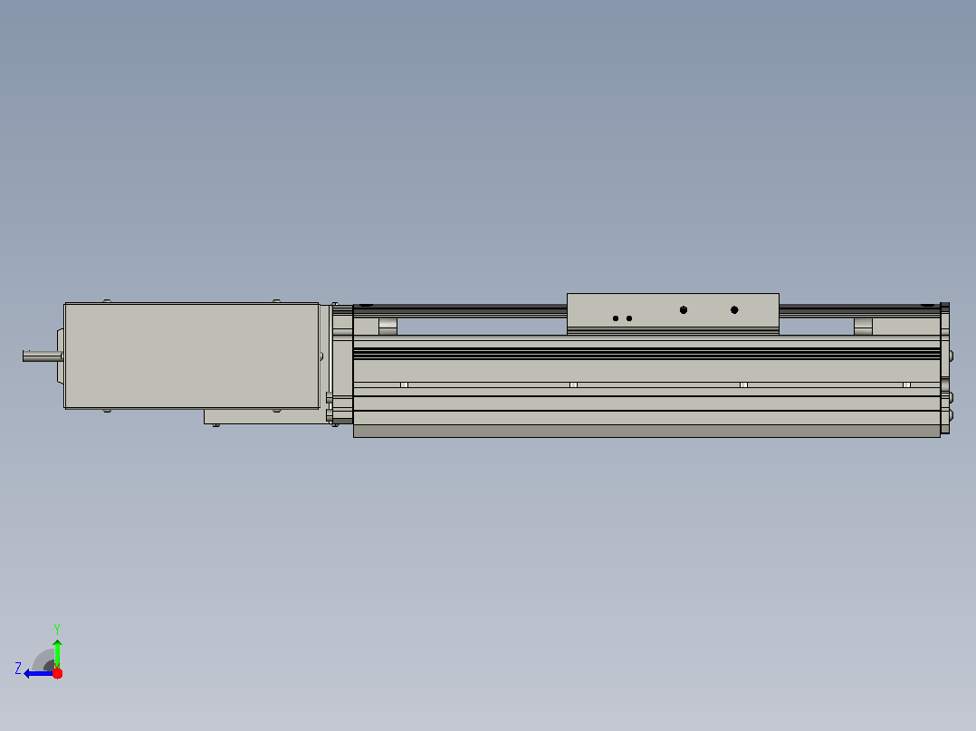 MT120BT半封闭皮带滑台[MT120BT.L100.100.R.P40.C3]右视图