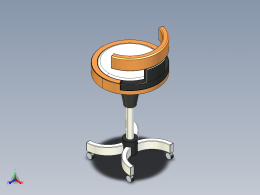 椅子设计正等轴测缩略图