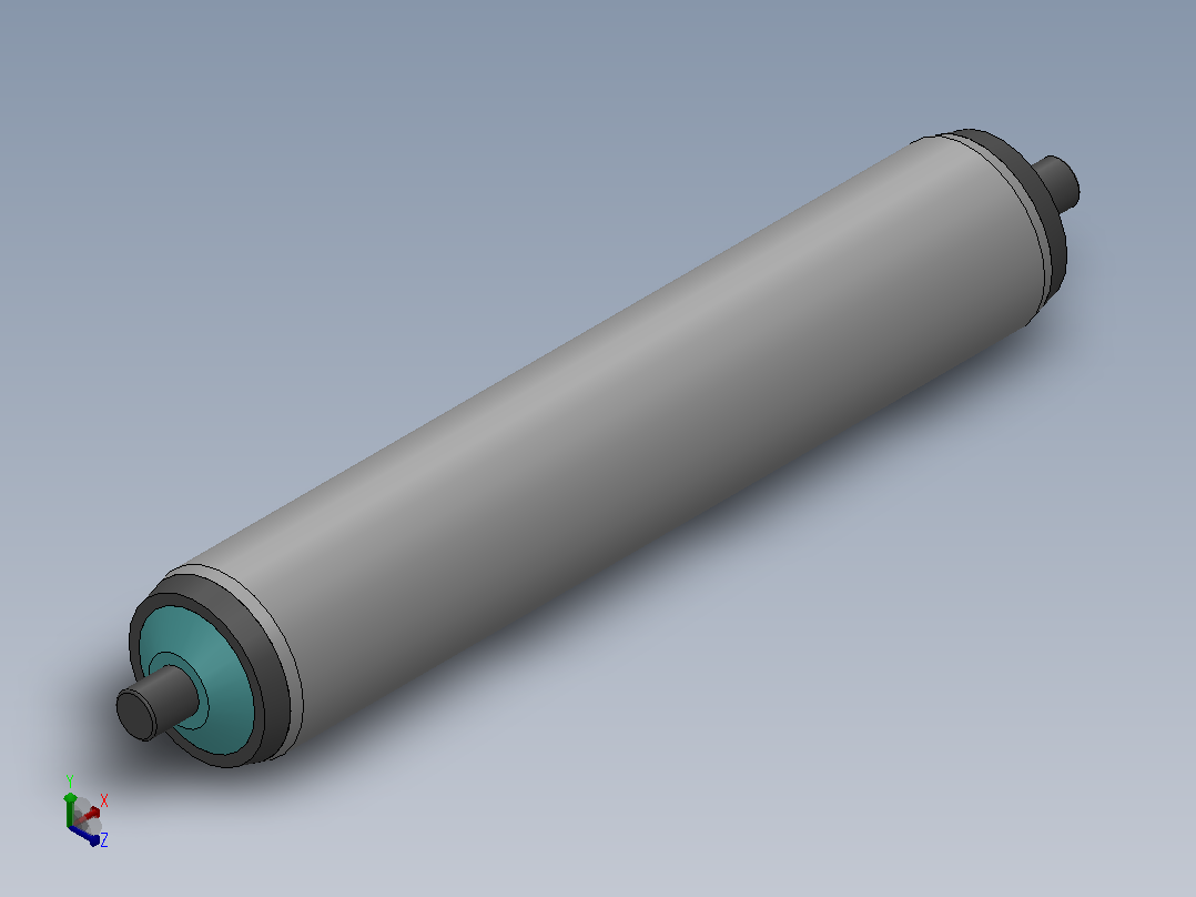 1200系列 泛用型输送辊筒[1.200.SDC.AMA-200]主视图