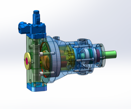 78mlr斜盘式恒压柱塞变量泵设计（SW+CAD+说明书）缩略图