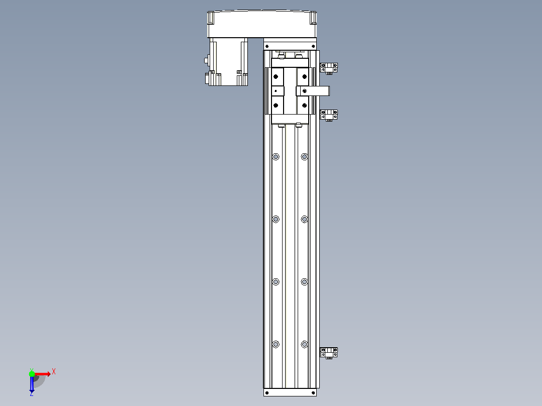 钢基模组TPA-KSR-8610C-540A1-ML-H0S1俯视图