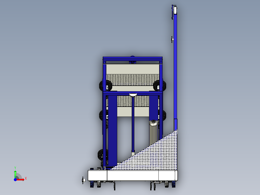 游戏比赛机器人3D模型 stp前视图