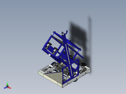 游戏比赛机器人3D模型 stp正等轴测缩略图