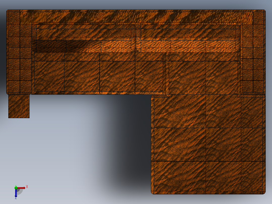 沙发Globo1俯视图