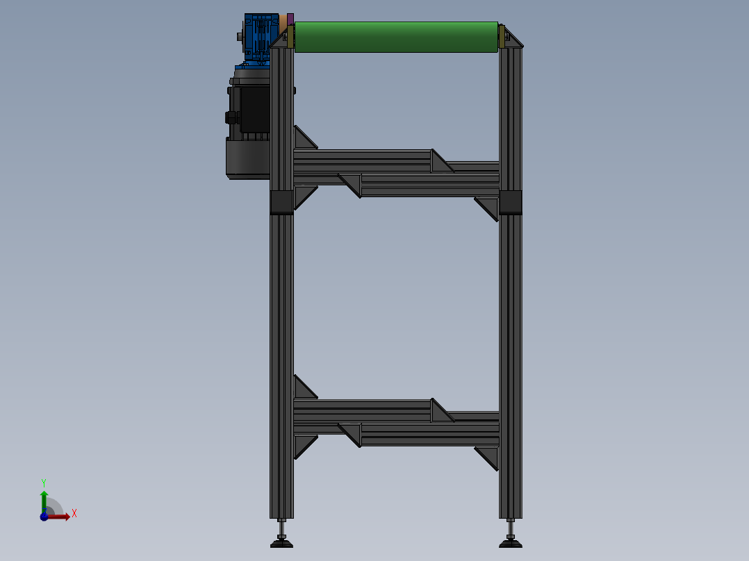 【D50】【STP】【X_T】【转】输送设备前视图