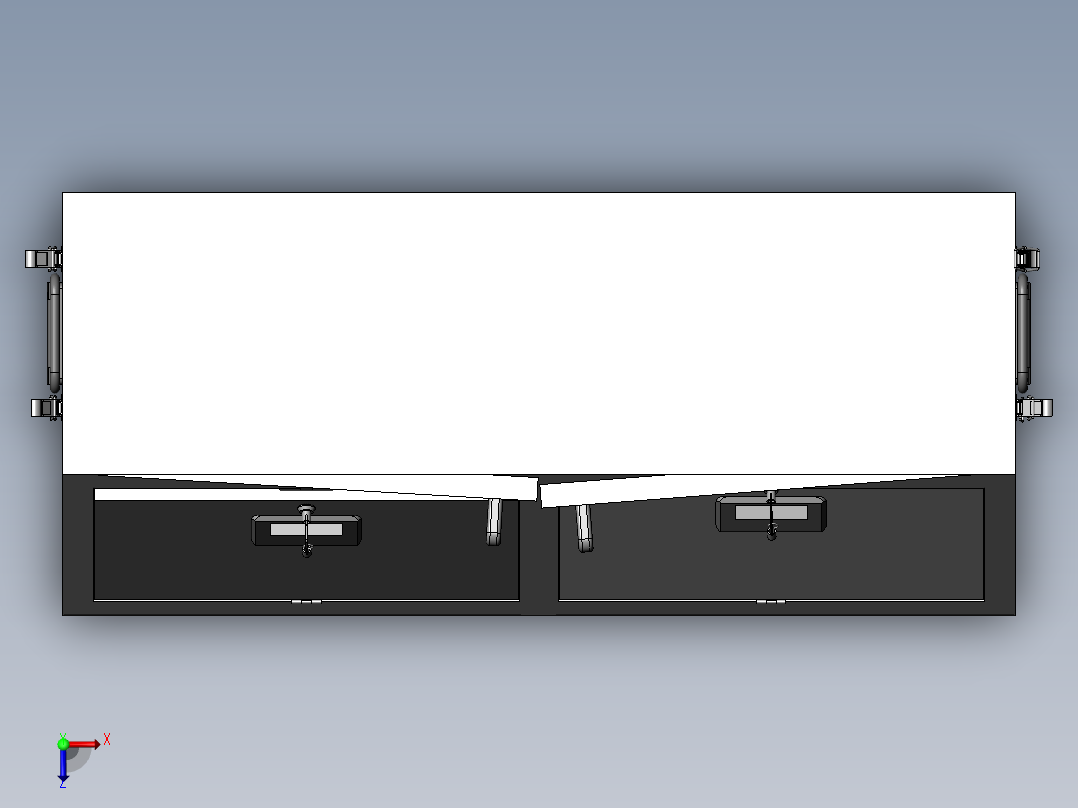 屏蔽柜屏蔽箱俯视图