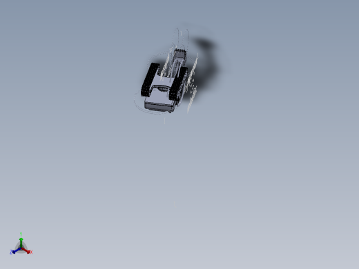 轮式挖掘机正等轴测缩略图