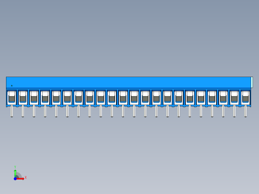 DEGSON DG302 系列 5.0 接线端子-DG302-5.0-22P-12-00AH前视缩略图
