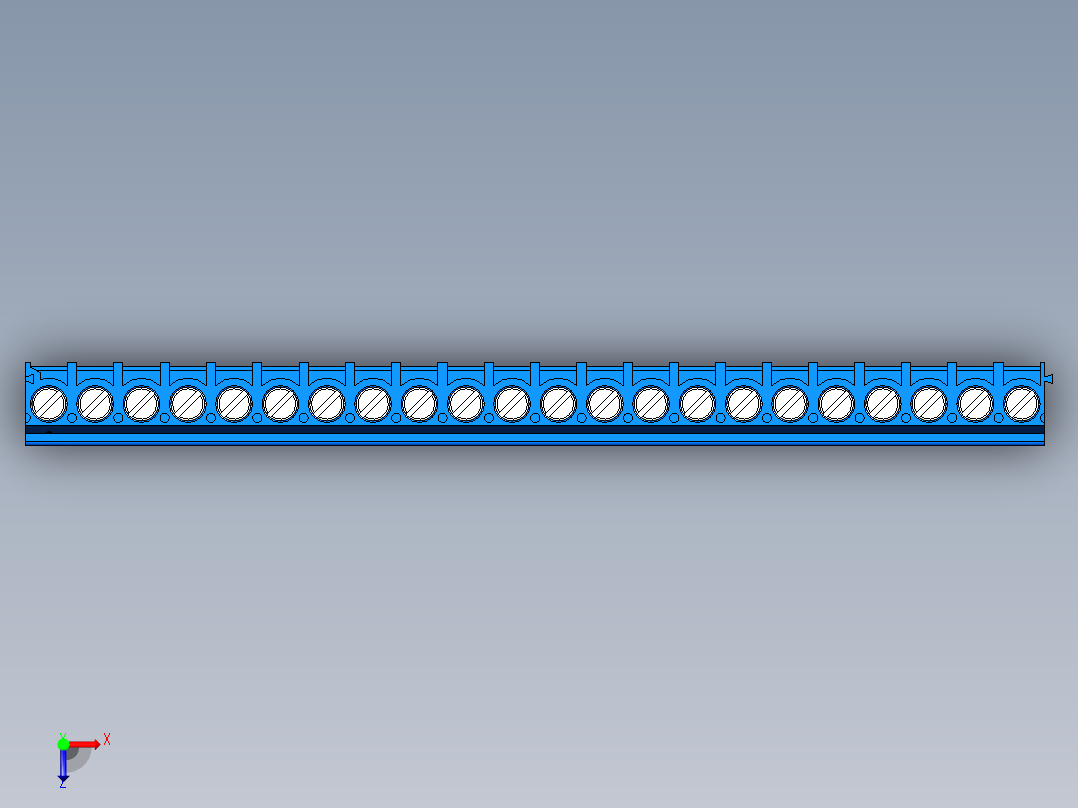 DEGSON DG302 系列 5.0 接线端子-DG302-5.0-22P-12-00AH俯视图