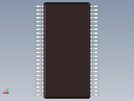 IC封装SMD TSSOP（超薄小型封装）从8引脚到56引脚版本后视缩略图