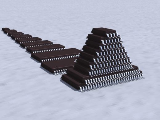 IC封装SMD TSSOP（超薄小型封装）从8引脚到56引脚版本缩略图