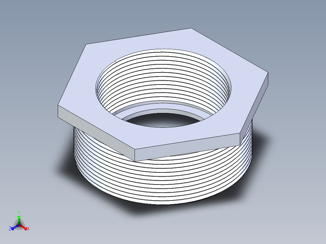 聚氯乙烯配件18-Sch80_ReducerBushing_MPTxFPT_839-422_4in x 3in主视图