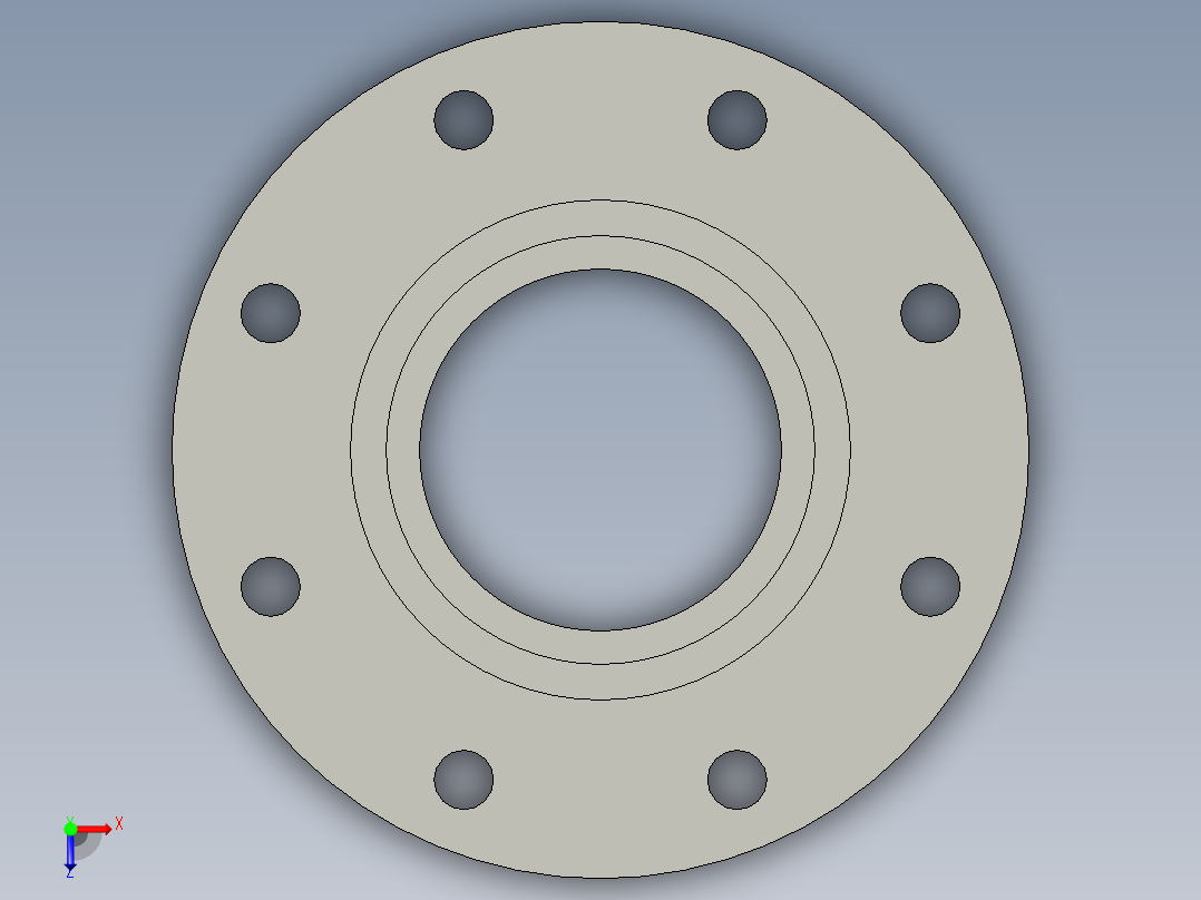 船舶管路系统SeaCor_Flange Vanstone_SPIG_37J156040_4in俯视图