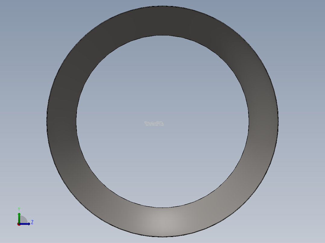 hvac round reducer左视图