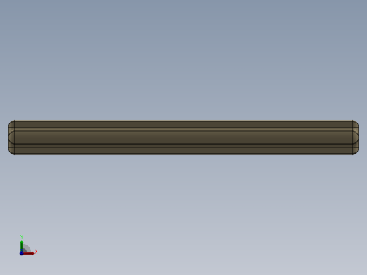 乐高机械组车桥-3706 Tan Technic Axle 6前视缩略图