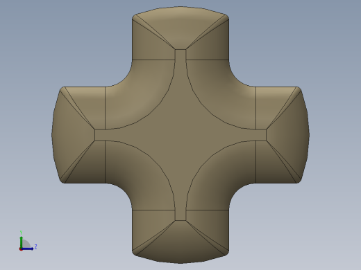 乐高机械组车桥-3706 Tan Technic Axle 6左视缩略图