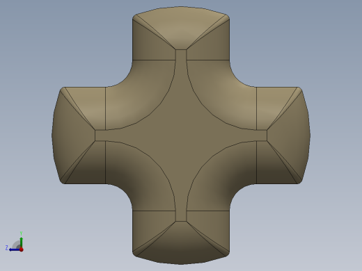 乐高机械组车桥-3706 Tan Technic Axle 6右视缩略图