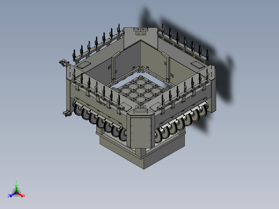 开方机改造G6三维主视图