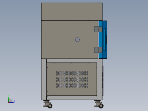环境试验箱钣金左视缩略图