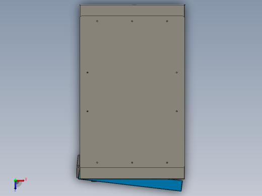 环境试验箱钣金俯视缩略图