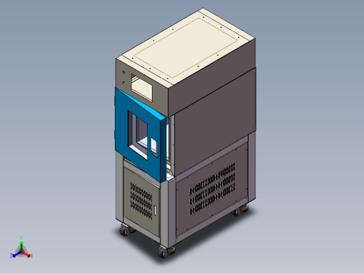环境试验箱钣金正等轴测缩略图