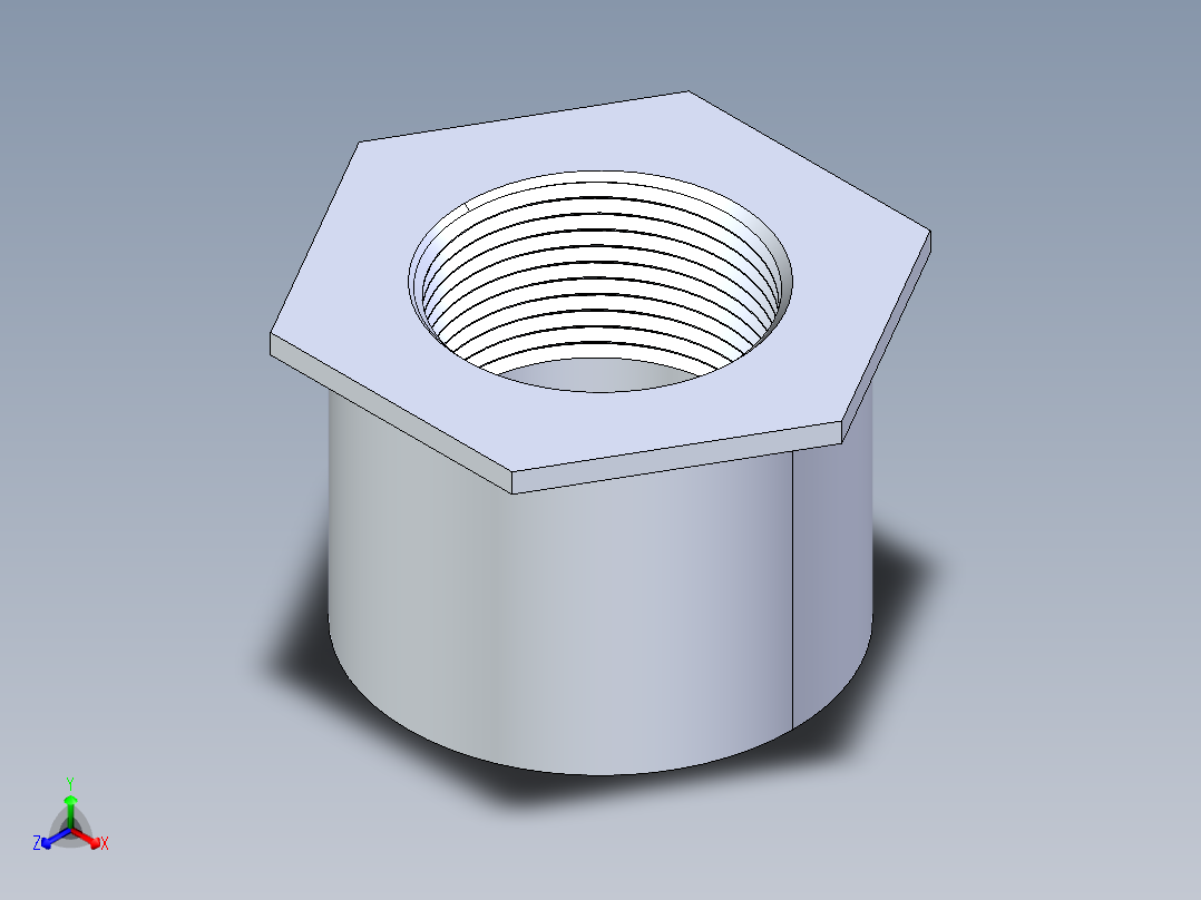 CPVC管件17-Sch80_ReducerBushing_FPTxSPIG_9838-250_2in x 1.25in主视图