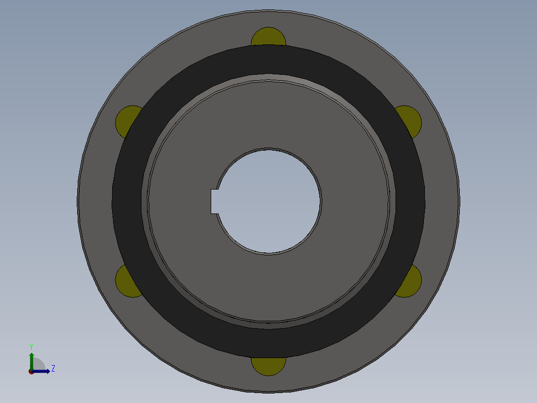 14种LX型弹性柱销联轴器集合大全后视图