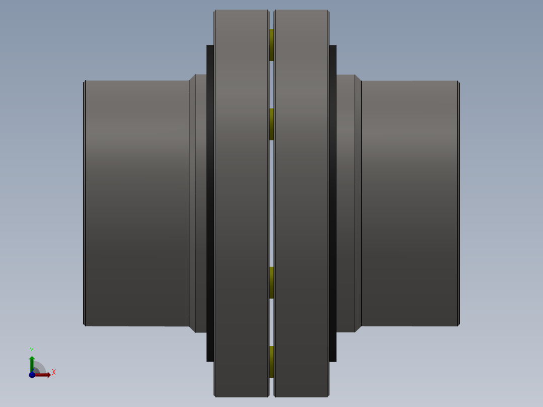 14种LX型弹性柱销联轴器集合大全左视图