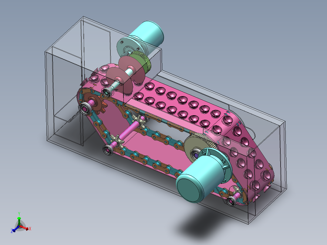 板栗切口机三维