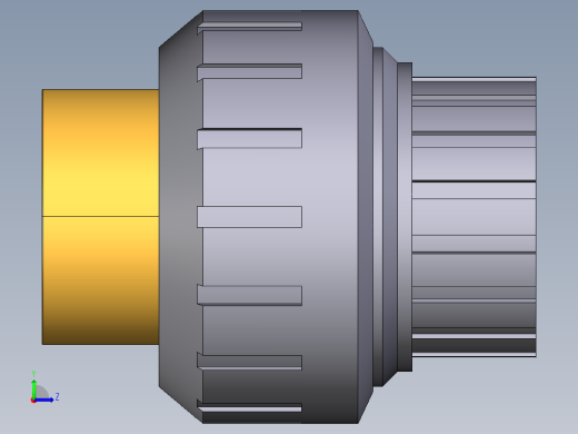 15BIFOV 适配器会在PVC-U 黄铜溶剂焊接插座D和BSP螺纹黄铜母端R O型圈橡胶左视缩略图
