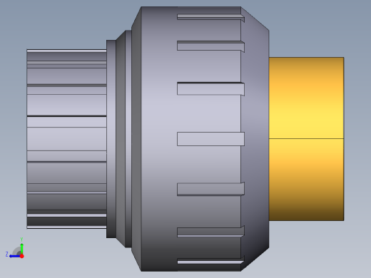 15BIFOV 适配器会在PVC-U 黄铜溶剂焊接插座D和BSP螺纹黄铜母端R O型圈橡胶右视缩略图