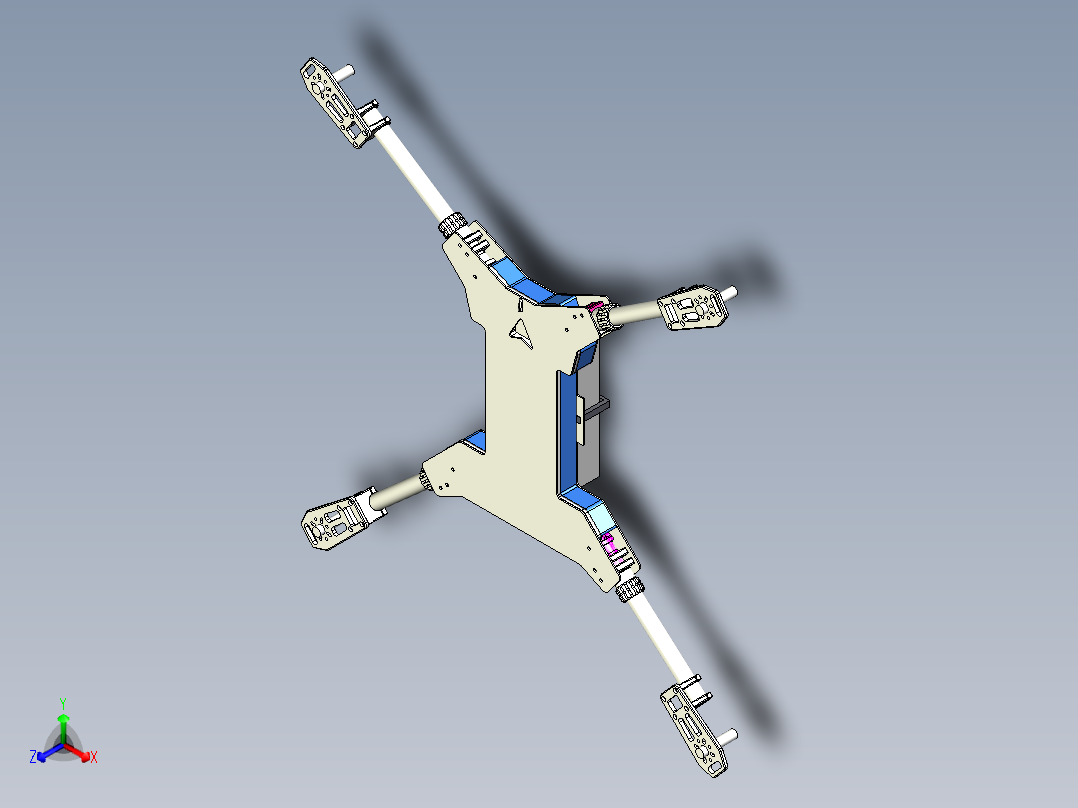 无人机正等轴测图