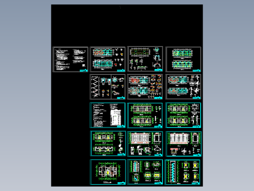 住宅楼的建筑、结构施工图