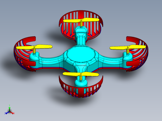 无人机正等轴测缩略图