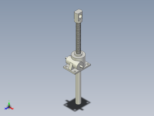 丝杆升降机slw20正等轴测缩略图