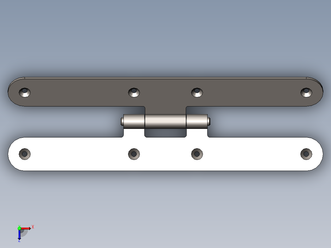 铰链、(12)俯视图