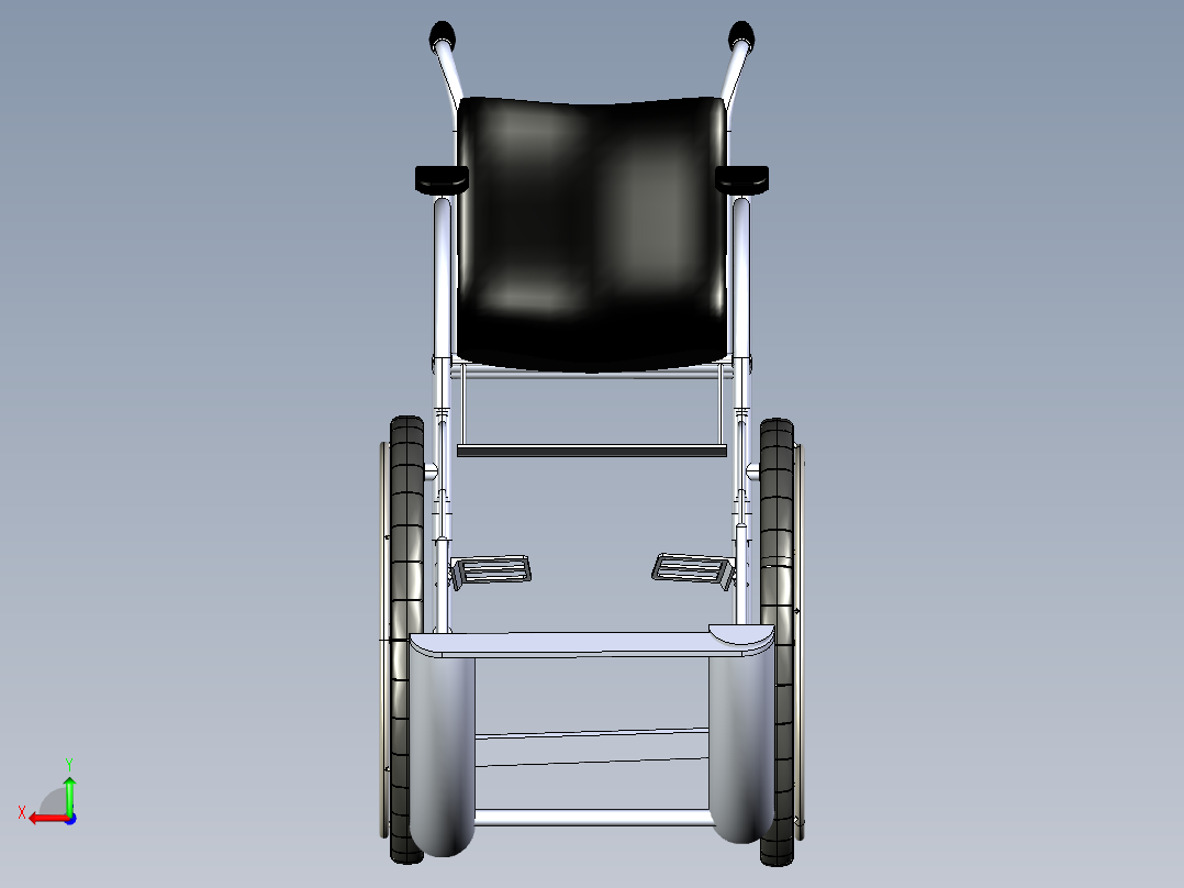 B3003380-爬楼梯轮椅后视图