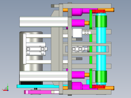 顶升皮带线设计后视缩略图