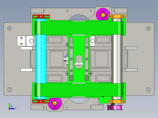 顶升皮带线设计左视缩略图