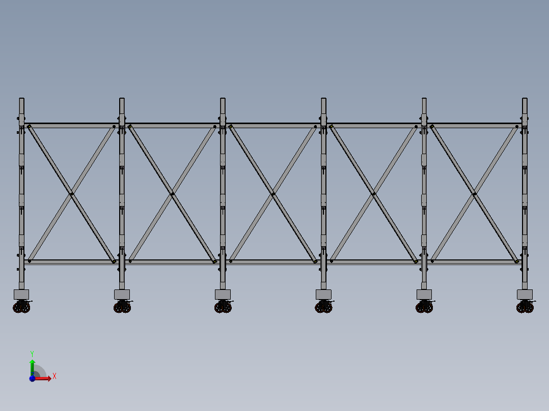 货架、商场衣服架前视图