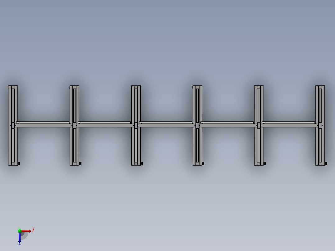 货架、商场衣服架俯视图