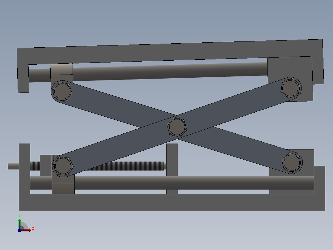 剪叉式升降机 、升降机(80)前视图