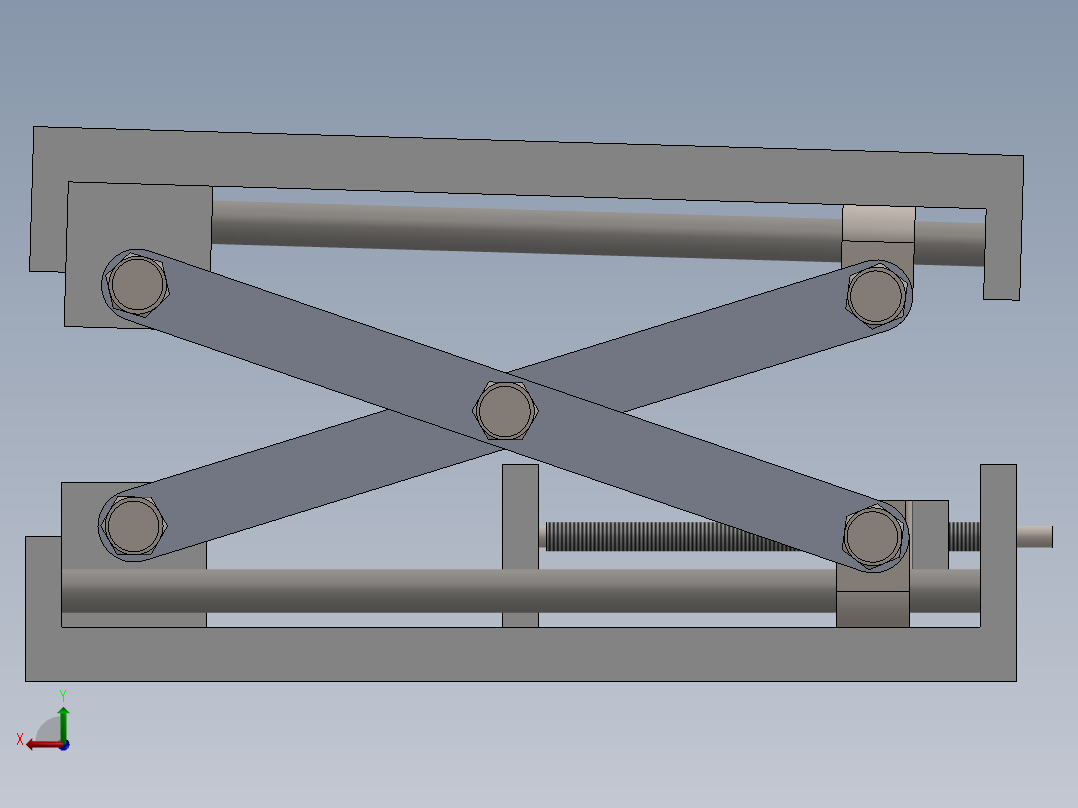 剪叉式升降机 、升降机(80)后视图