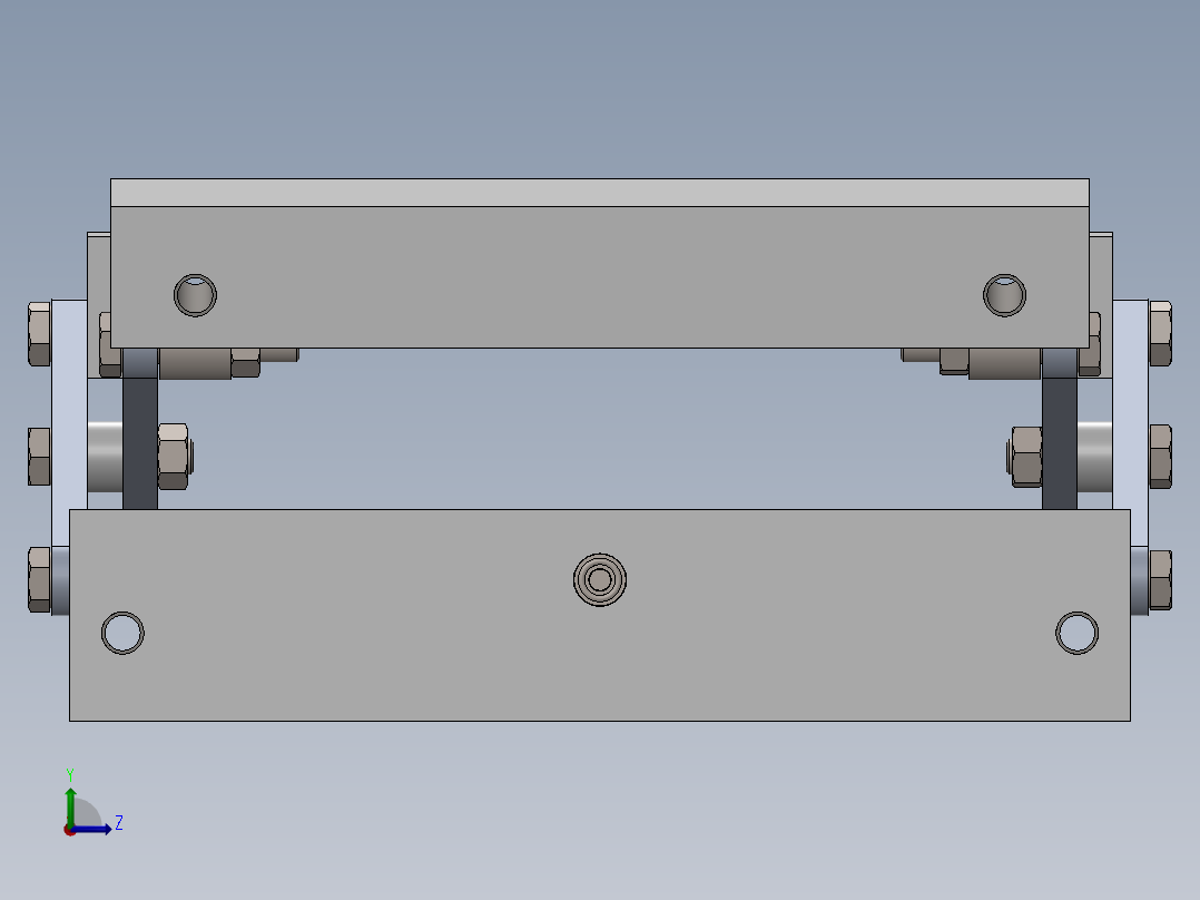 剪叉式升降机 、升降机(80)左视图