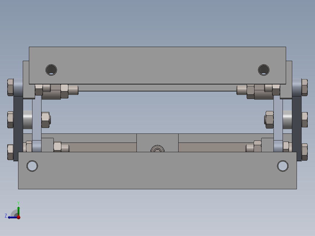 剪叉式升降机 、升降机(80)右视图