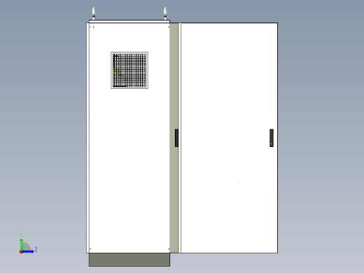 三柜组装刀开关变频器星三角控制柜左视缩略图