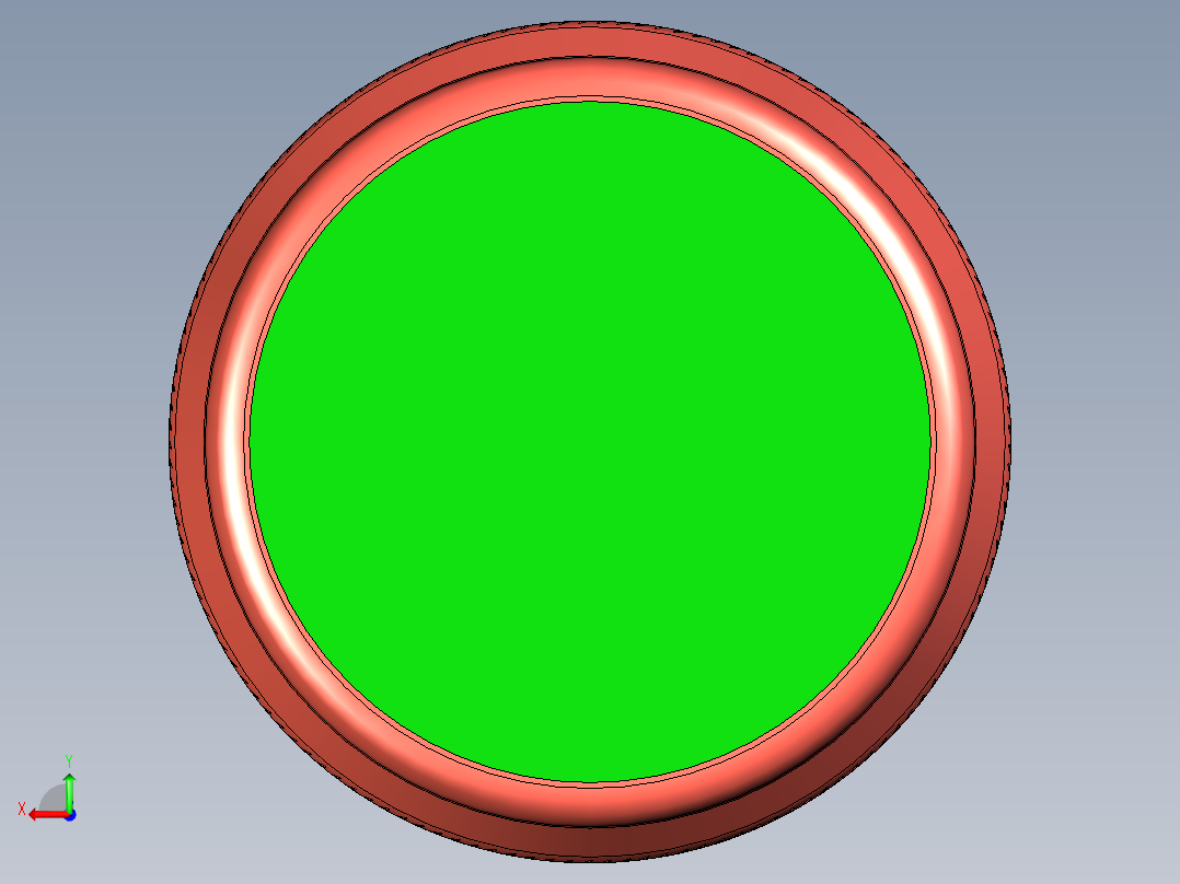 车载烟灰缸后视图