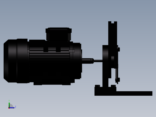 电动锯条模型左视缩略图