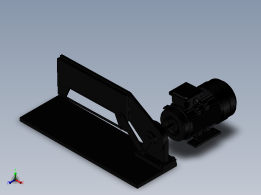 电动锯条模型正等轴测缩略图